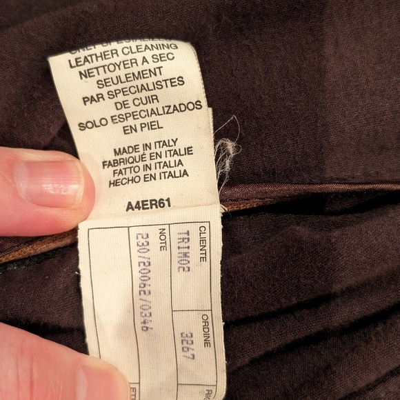 Giorgio Armani Goat Skin Men's Jacket (size 46)